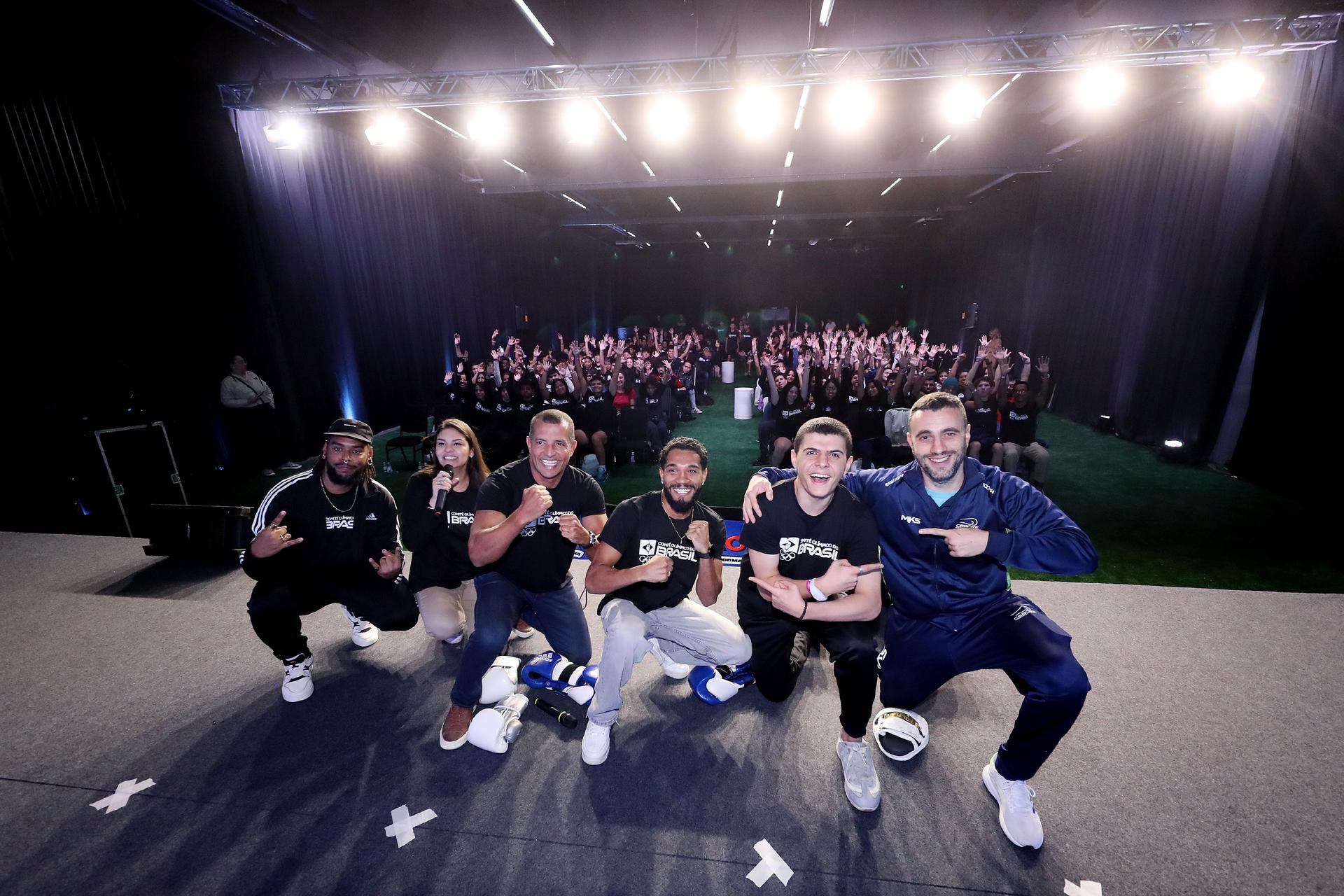 Luiz Oliveira "Bolinha" participa de Aulão do Transforma na COB Expo 2025 (Gaspar Nóbrega/COB)